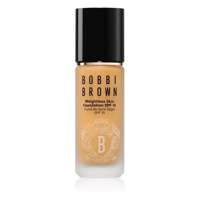 Bobbi Brown Weightless Skin Foundation SPF 15 tartós alapozó hidratáló hatással árnyalat Golden 