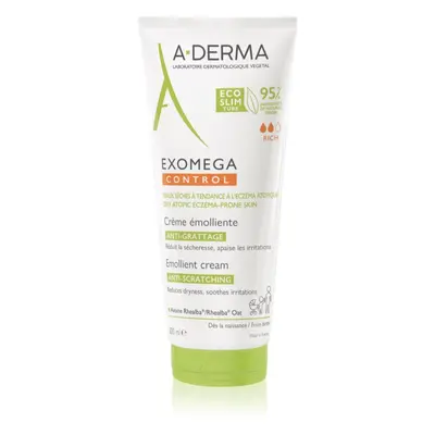 A-Derma Exomega Control Emollient Cream testápoló krém nagyon száraz, érzékeny és atópiás bőrre 