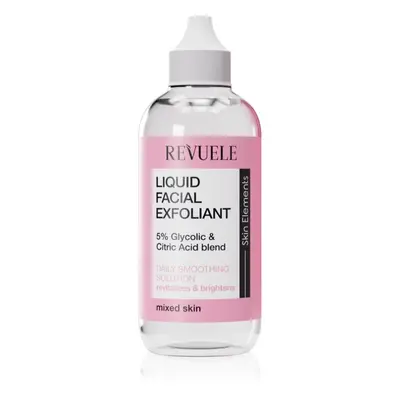 Revuele Liquid Facial Exfoliant 5% Glycolic + Citric Acid blend hámlasztó peeling szérum kombiná