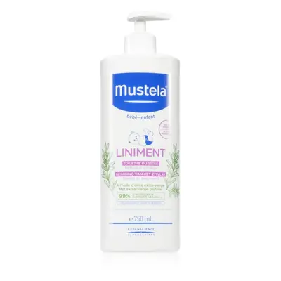 Mustela Bébé Liniment tisztító tej gyermekeknek születéstől kezdődően 750 ml