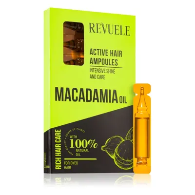 Revuele Macadamia Oil Active Hair Ampoules ampulla festett hajra 8x5 ml