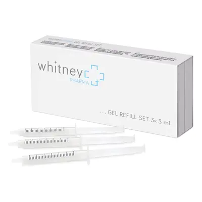 WhitneyPHARMA Gel refill set utántöltő kíméletes fogfehérítésre 3x3 ml