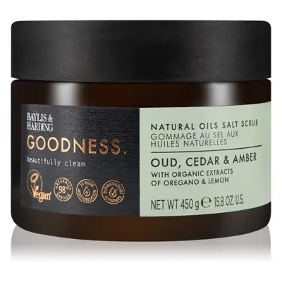 Baylis & Harding Goodness Oud, Cedar & Amber só peeling testre 450 g