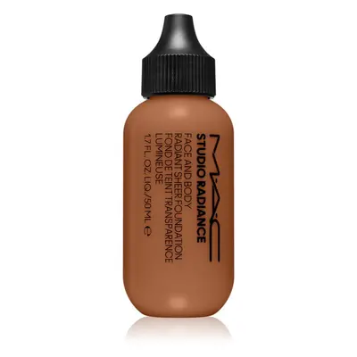 MAC Cosmetics Studio Radiance Face and Body Radiant Sheer Foundation könnyű alapozó arcra és tes