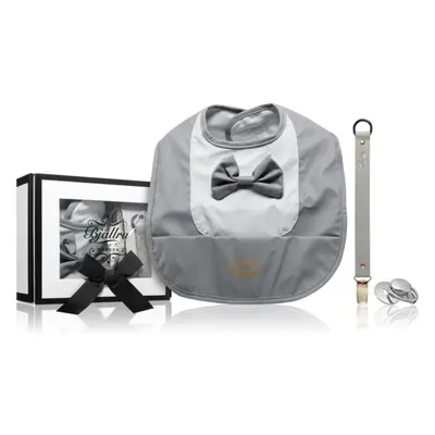 Bjällra of Sweden Gift Set Grey Bow ajándékszett(újszülötteknek)