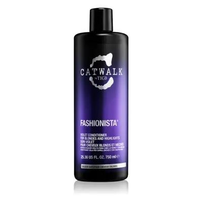 TIGI Catwalk Fashionista lila kondicionáló a szőke és melírozott hajra 750 ml