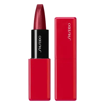 Shiseido Makeup Technosatin gel lipstick selyem rúzs árnyalat 411 Scarlet Cluster 4 g