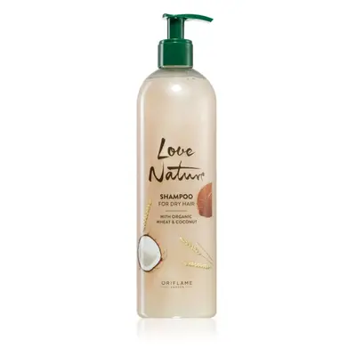 Oriflame Love Nature Organic Wheat & Coconut hidratáló sampon száraz hajra 500 ml