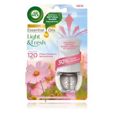 Air Wick Light & Fresh Flower Meadow & Spring Breeze elektromos légfrissítő töltelékkel 19 ml