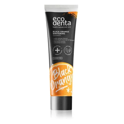 Ecodenta Expert Black Orange Whitening fekete fogfehérítő fogkrém fluoridmentes íz Orange 100 ml