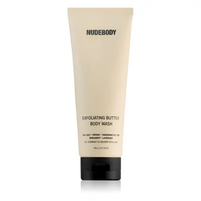 Nudestix Nudebody Exfoliating Butter Body Wash fürdővaj peeling hatással 240 g