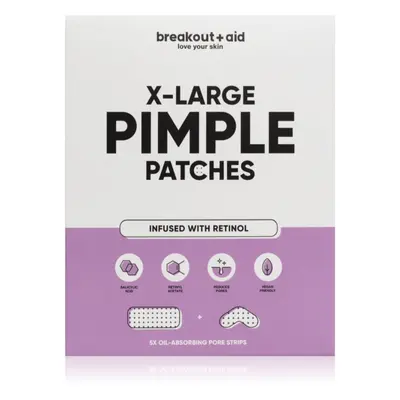 My White Secret Breakout + Aid X-Large Pimple Patches helyi ápolás pattanásos bőrre szalicilsavv