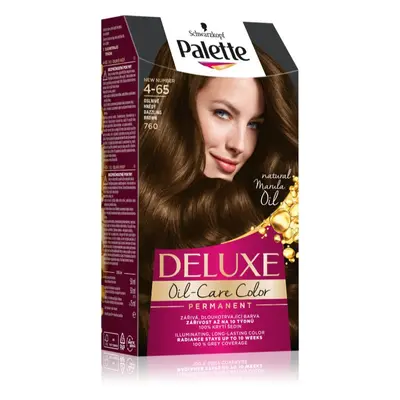 Schwarzkopf Palette Deluxe tartós hajfesték árnyalat 4-65 Dazzling Brown 1 db