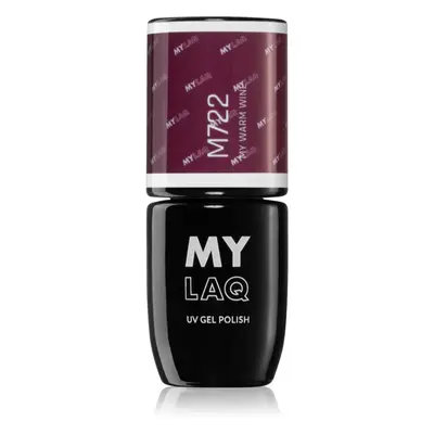 MYLAQ UV Gel Polish géles körömlakk árnyalat My Warm Wine 5 ml