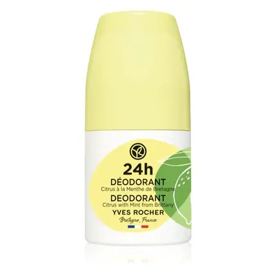 Yves Rocher 24 H golyós dezodor roll - on Citrus & Mint 50 ml