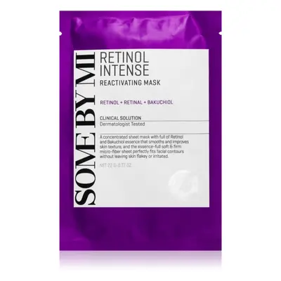 Some By Mi Retinol Intense Reactivating Mask szövet arcmaszk a ráncok ellen érett bőrre 22 g