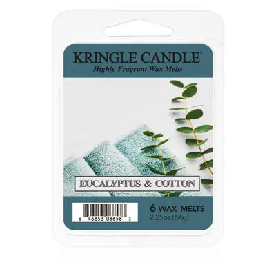 Kringle Candle Eucalyptus & Cotton illatos viasz aromalámpába 64 g