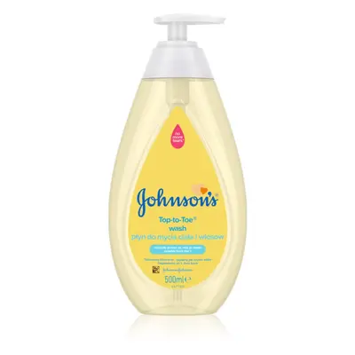 Johnson's® Top-to-Toe tisztító gél testre és hajra gyermekeknek születéstől kezdődően 500 ml