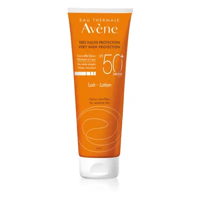 Avène Sun Sensitive vízálló napozótej SPF 50+ 250 ml