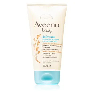 Aveeno Baby Moisturising lotion hidratáló testápoló gyerekeknek és újszülötteknek 150 ml