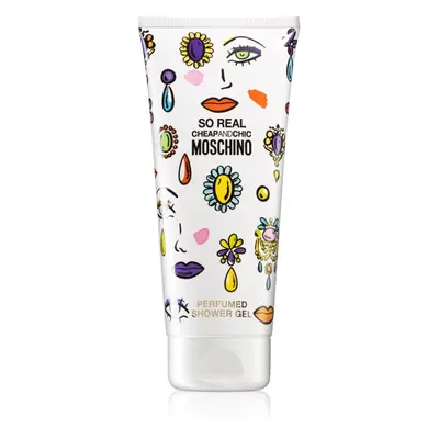 Moschino So Real tusoló- és fürdőgél hölgyeknek 200 ml