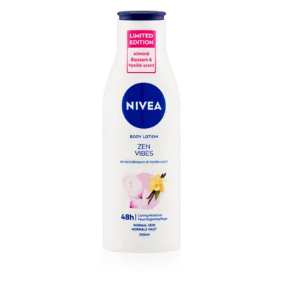 Nivea Zen Vibes hidratáló testápoló tej Almond Blossom & Vanilla 250 ml