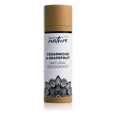 Your Nature Natural Deodorant izzadásgátló deo stift Cedarwood & Grapefruit 70 g