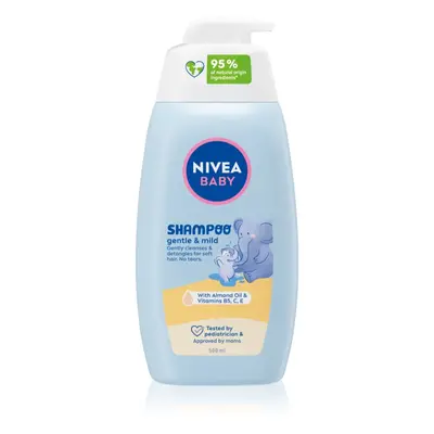 NIVEA BABY finom állagú sampon 500 ml