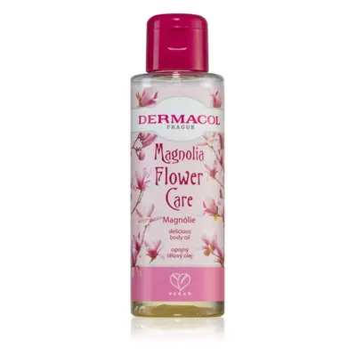 Dermacol Flower Care Magnolia relaxációs olaj a testre virág illattal 100 ml