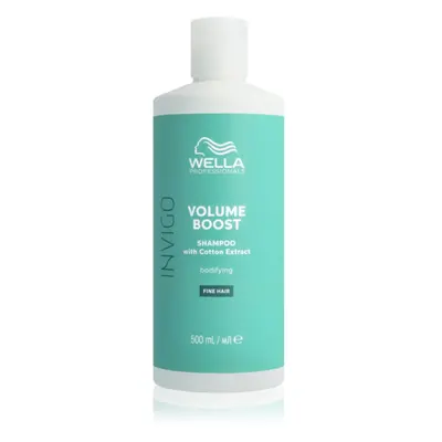 Wella Professionals Invigo Volume Boost tömegnövelő sampon a selymes hajért 500 ml