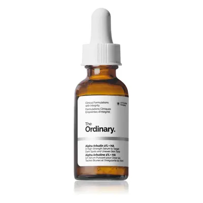 The Ordinary Alpha Arbutin 2% + HA fényesítő hatású arcszérum hialuronsavval 30 ml