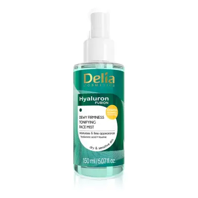 Delia Cosmetics Hyaluron Fusion bőr tonizáló permet feszesítő hatással 150 ml