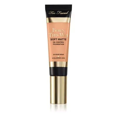 Too Faced Born This Way Soft Matte Foundation mattító make-up árnyalat Light Beige 30 ml