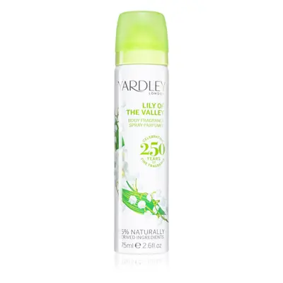 Yardley Lily Of The Valley testápoló spray hölgyeknek 75 ml