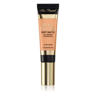 Too Faced Born This Way Soft Matte Foundation mattító make-up árnyalat Warm Nude 30 ml