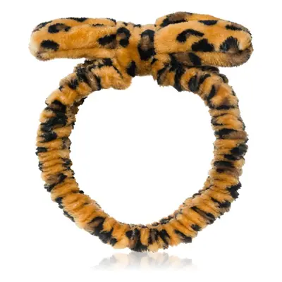 BrushArt Accessories Skincare headband kozmetikai fejpánt Leopard 1 db