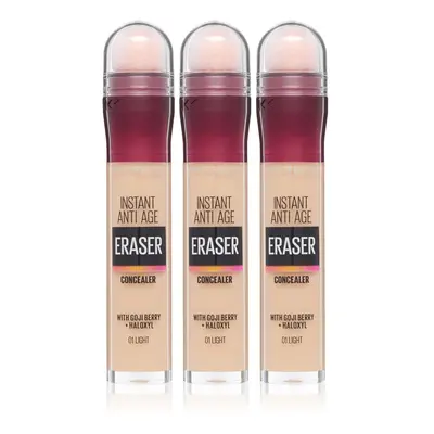 Maybelline Instant Anti Age Eraser folyékony korrektor szivacsos applikátorral 01 Light(takaréko