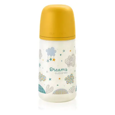 Suavinex Dreams SX Pro Anatomical M cumisüveg 3 m+ Medium Flow - Yellow 270 ml