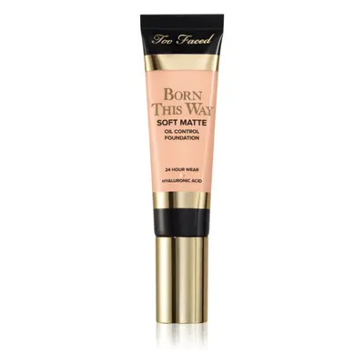 Too Faced Born This Way Soft Matte Foundation mattító make-up árnyalat Seashell 30 ml