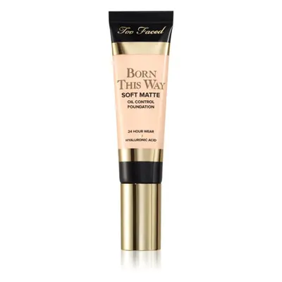 Too Faced Born This Way Soft Matte Foundation mattító make-up árnyalat Swan 30 ml