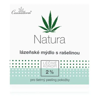 Cannaderm Natura Spa soap with peat extract tisztító szappal sárral kender olajjal 80 g