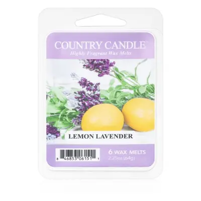 Country Candle Lemon Lavender illatos viasz aromalámpába 64 g