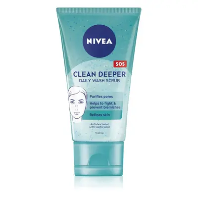 Nivea Clean Deeper mélyen tisztító gél 150 ml