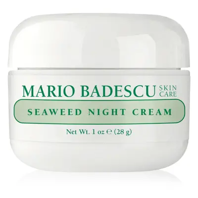 Mario Badescu Seaweed Night Cream éjszakai hidratáló krém ásványi anyagokkal 28 g