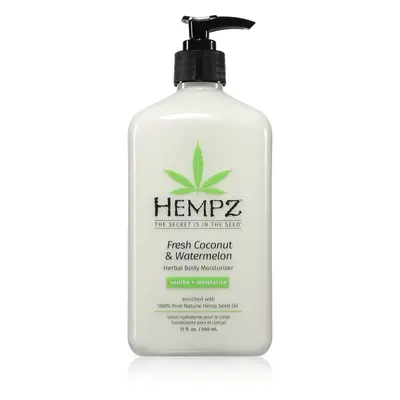 HEMPZ Fresh Coconut & Watermelon hidratáló testápoló tej 500 ml