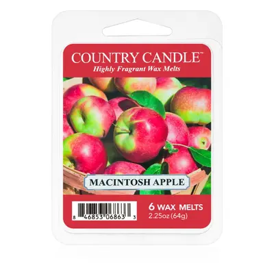 Country Candle Macintosh Apple illatos viasz aromalámpába 64 g