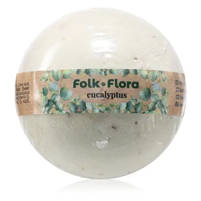 Folk & Flora Eucalyptus fürdőgolyó nyugtató hatással 130 g