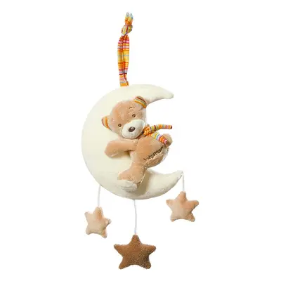 BABY FEHN Music Box Rainbow Teddy on the Moon kontrasztos függőjáték dallammal 1 db