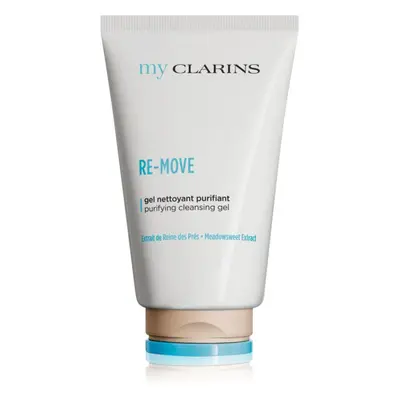 Clarins My Clarins Re-Move Purifying Cleansing Gel tisztító gél az arcbőrre a bőrhibákra 125 ml