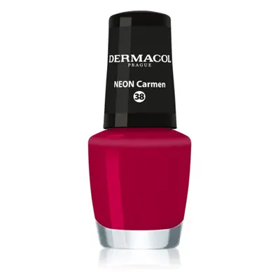 Dermacol Neon neon körömlakk árnyalat 38 Carmen 5 ml